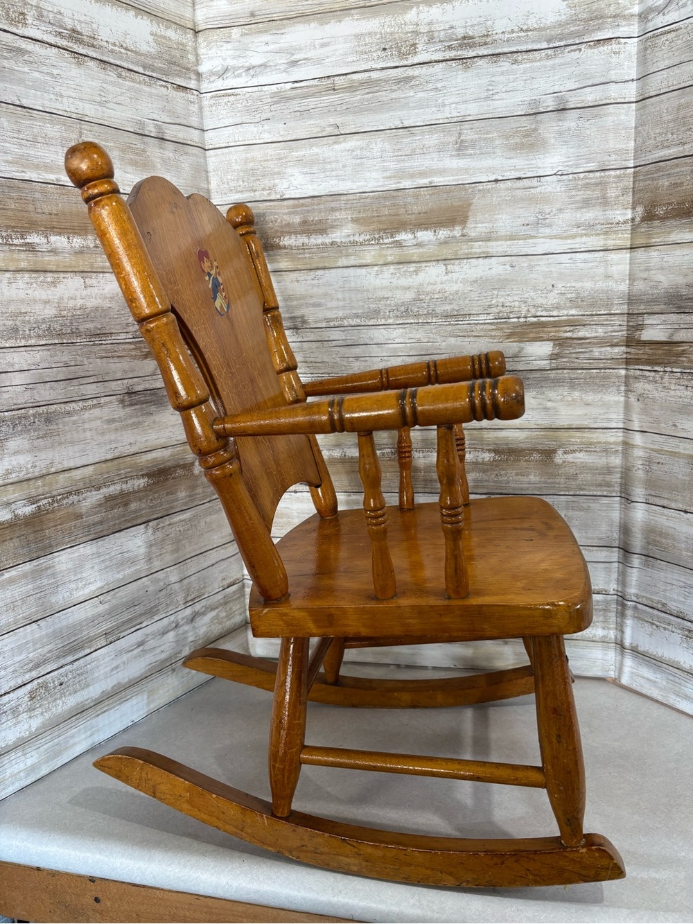 Handmade child’s rocking chair